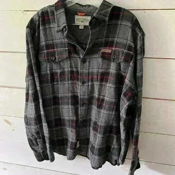 Field & Stream Other - Men’s Field & Stream XXL flannel shirt, plaid button-down, EUC, winter wear